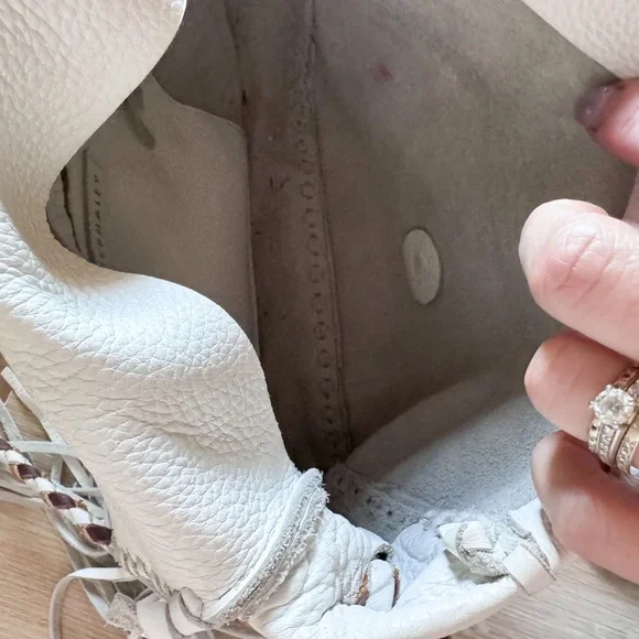 Jennifer Haley Bags Genuine Leather Boho Fringe  Bag in Cream, Brown, and Tan - Picture 8 of 11